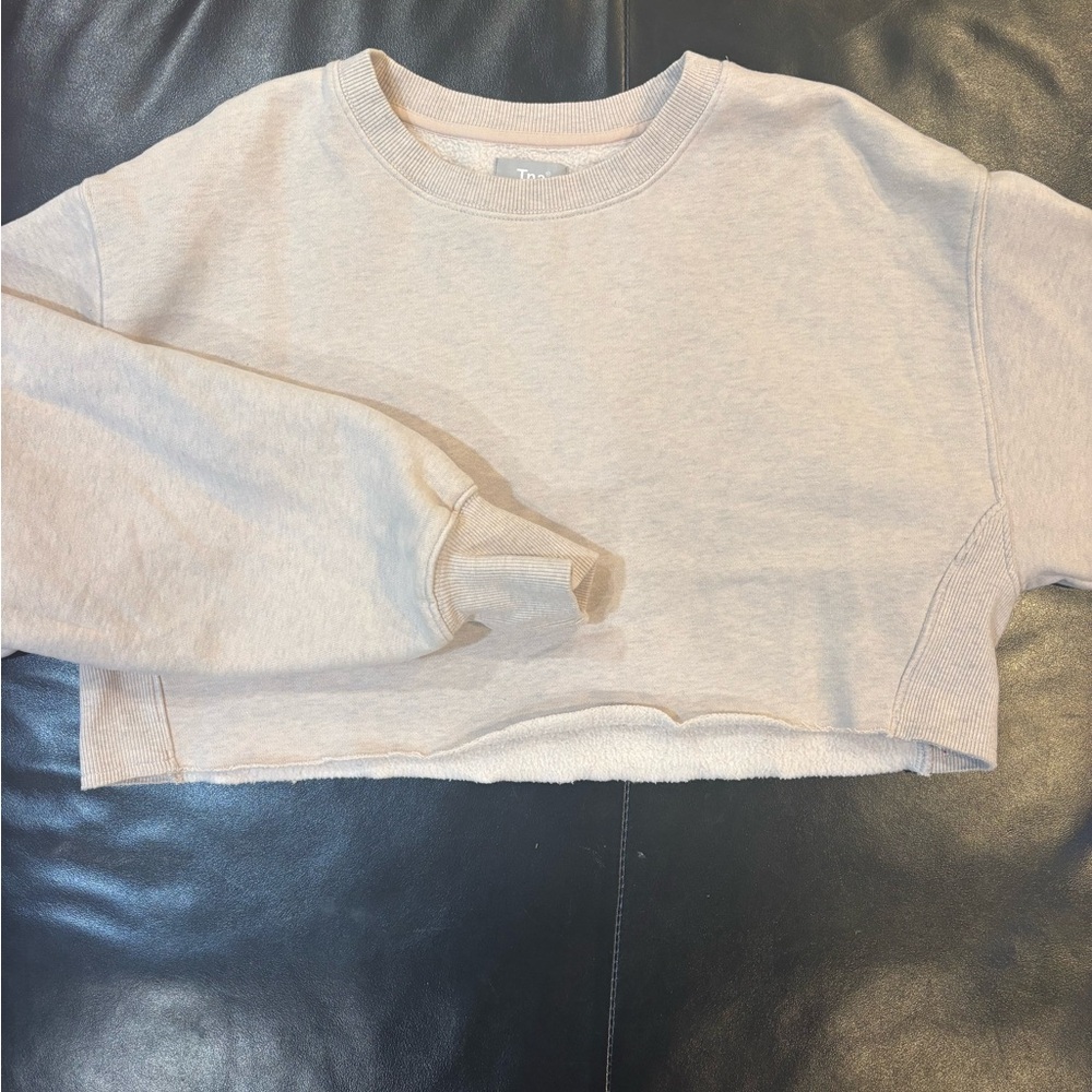 Cozy Fleece Cropped Sweatshirt